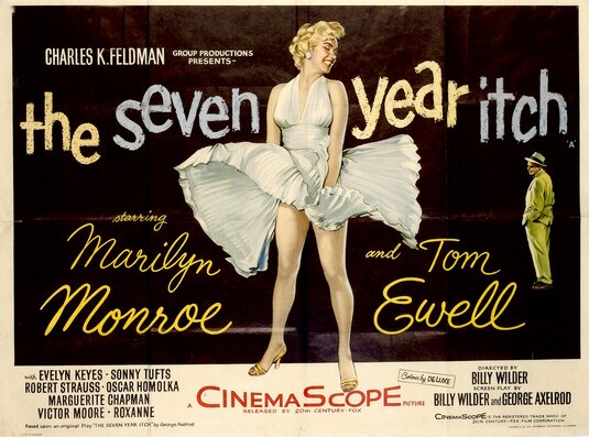 1000 piece jigsaw puzzle for the movie poster: The Seven Year Itch (1955) ver8