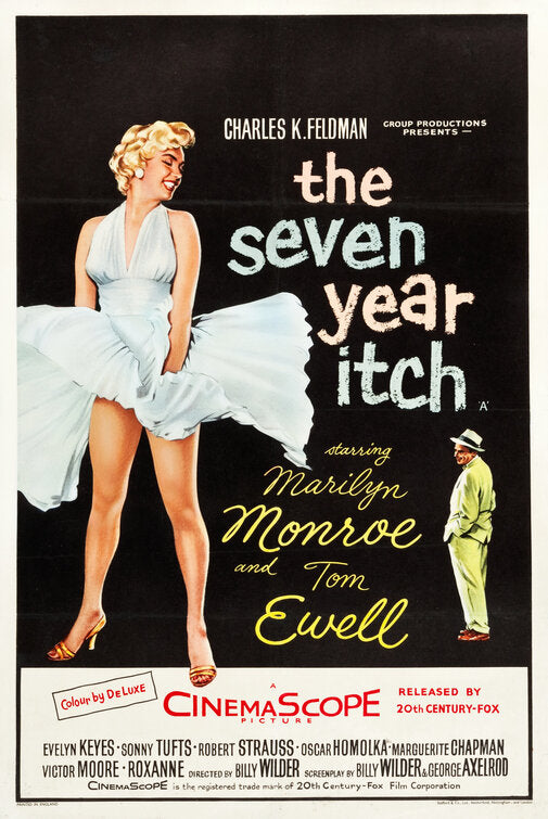 1000 piece jigsaw puzzle for the movie poster: The Seven Year Itch (1955) ver9