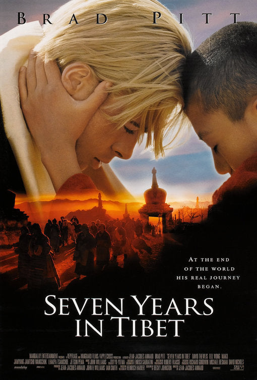 the movie poster: Seven Years In Tibet (1997) ver2