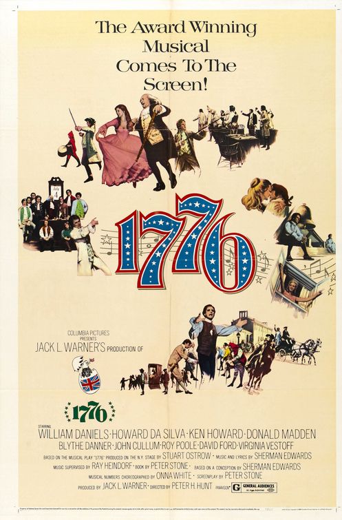 the movie poster: 1776 (1972)