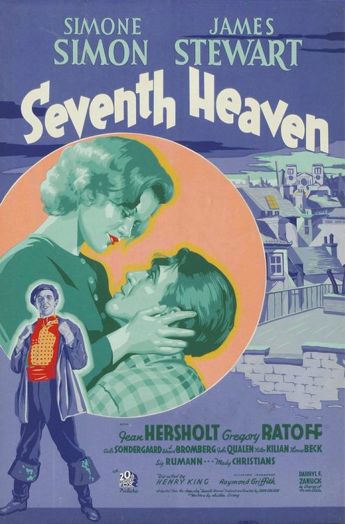 the movie poster: Seventh Heaven (1937)