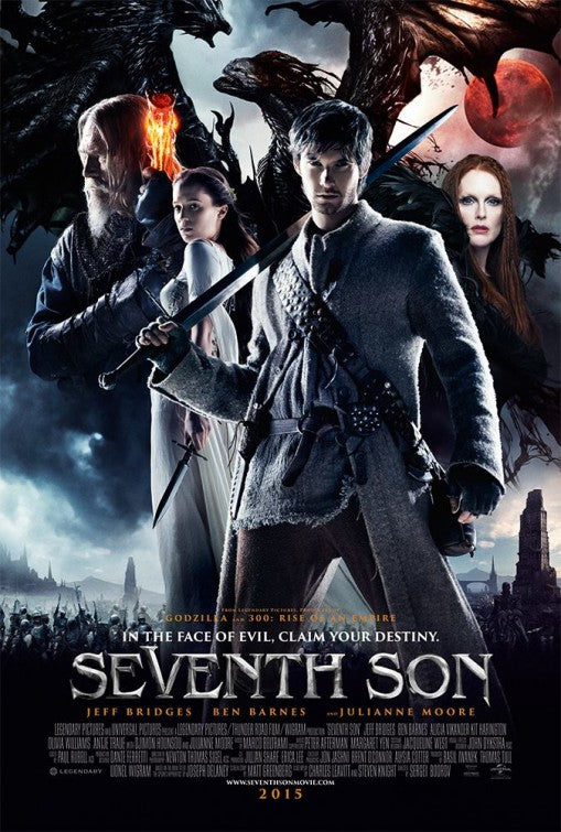 1000 piece jigsaw puzzle for the movie poster: Seventh Son (2015) ver10