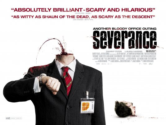 1000 piece jigsaw puzzle for the movie poster: Severance (2007)