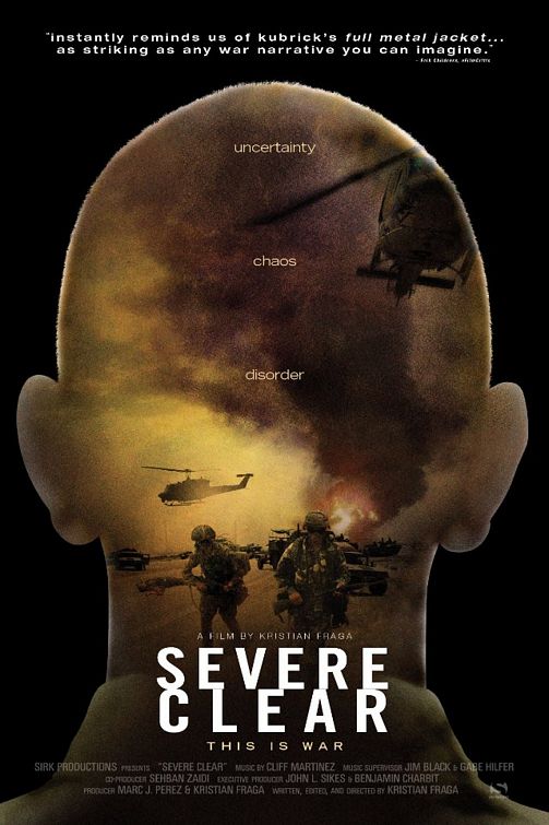 1000 piece jigsaw puzzle for the movie poster: Severe Clear (2010)