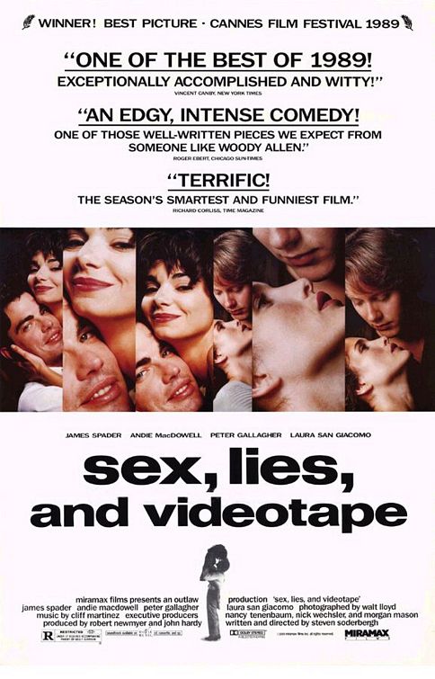 the movie poster: sex, lies, and videotape (1989) ver1