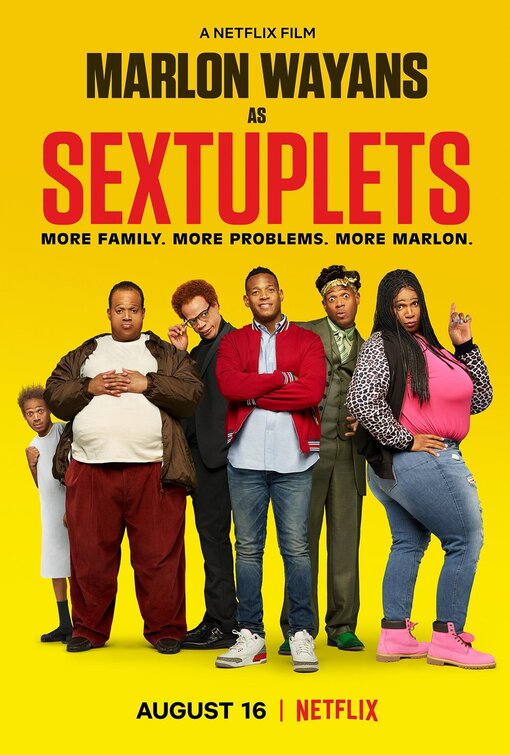 1000 piece jigsaw puzzle for tv poster: Sextuplets