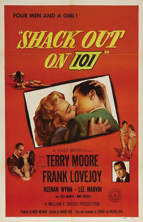 the movie poster: Shack Out on 101 (1955)
