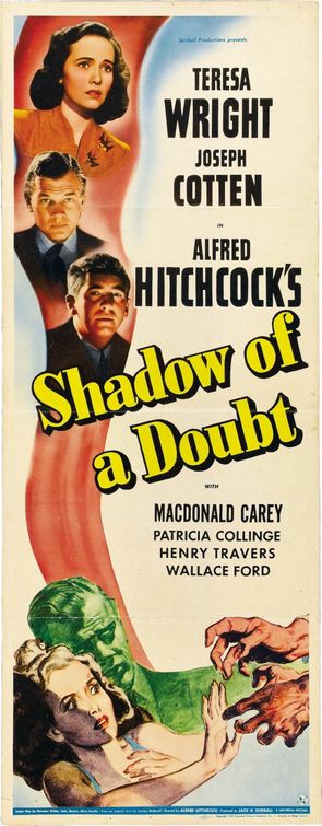 the movie poster: Shadow of a Doubt (1943) ver4