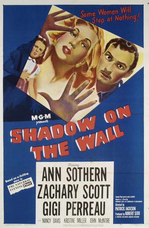 the movie poster: Shadow on the Wall (1950)