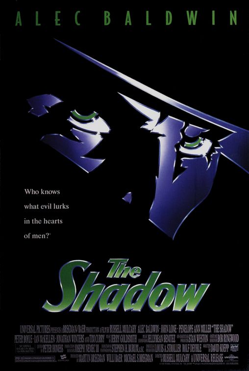 the movie poster: The Shadow (1994) ver2