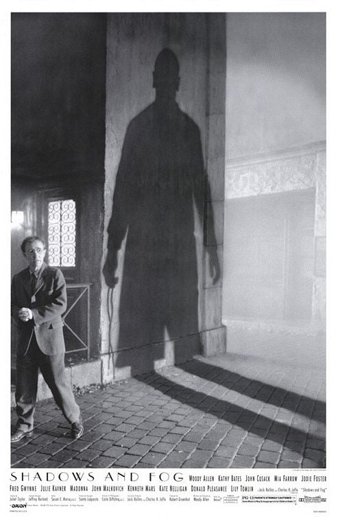 the movie poster: Shadows and Fog (1992)