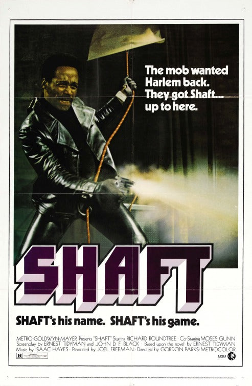 the movie poster: Shaft (1971)