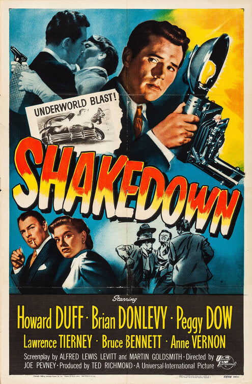 1000 piece jigsaw puzzle for the movie poster: Shakedown (1950)