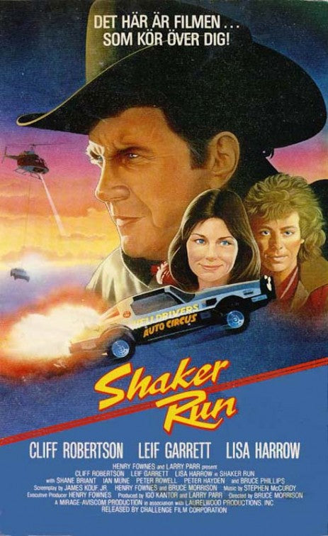 1000 piece jigsaw puzzle for the movie poster: Shaker Run (1985)