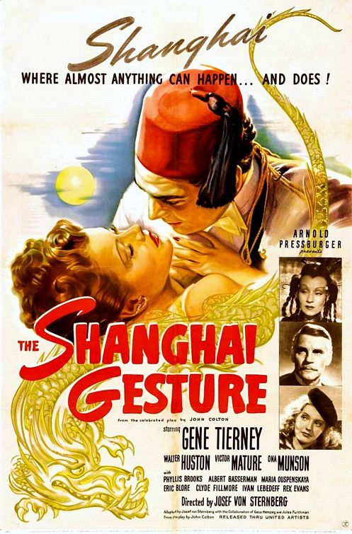 the movie poster: The Shanghai Gesture (1941)