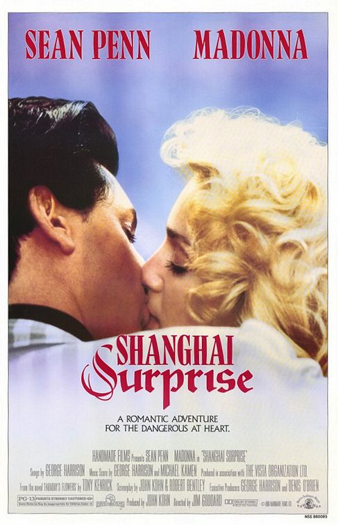 the movie poster: Shanghai Surprise (1986)