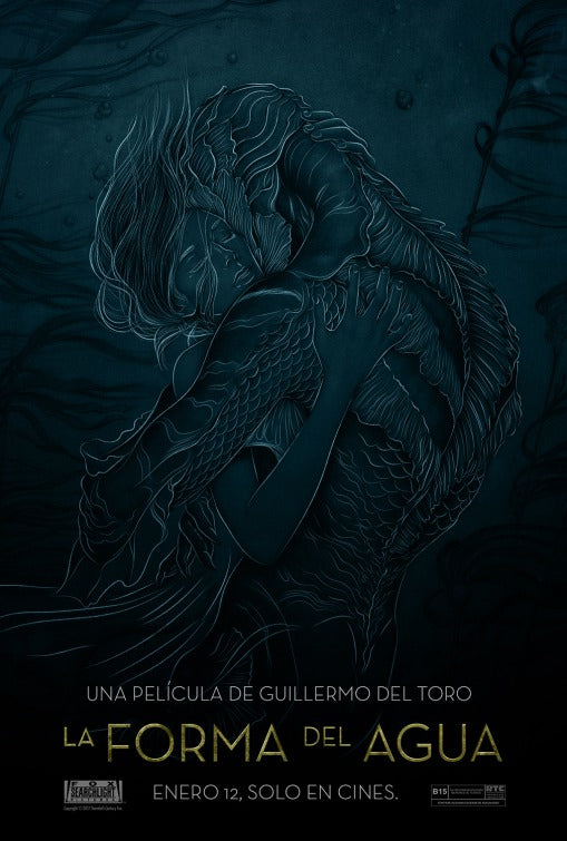 1000 piece jigsaw puzzle for the movie poster: The Shape of Water (2017) ver5