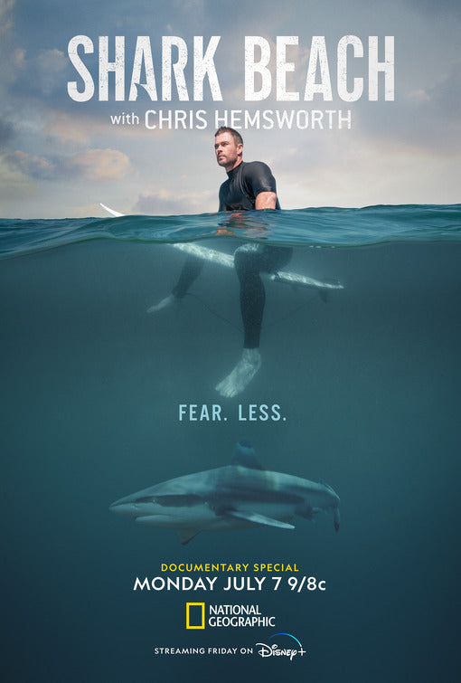 1000 piece jigsaw puzzle for tv poster: Shark Beach with Chris Hemsworth, ver2