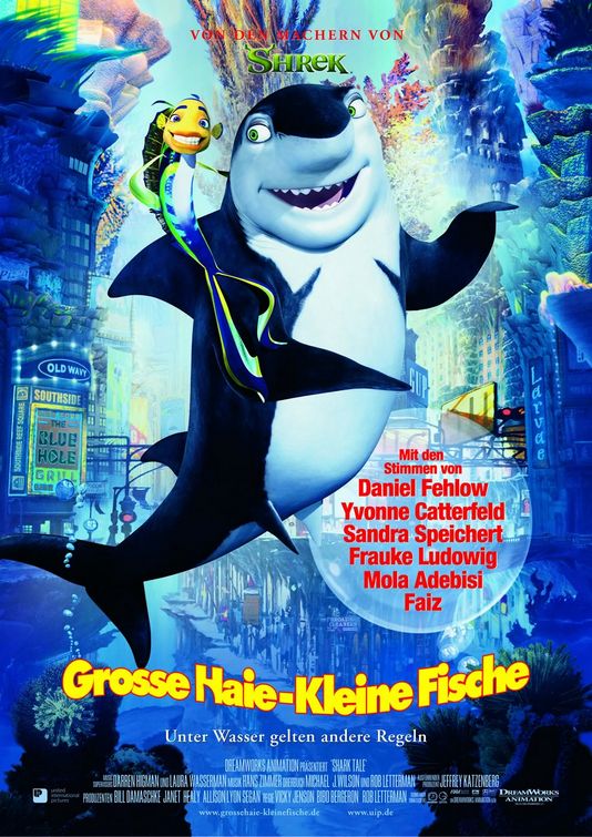 the movie poster: Shark Tale (2004) ver6