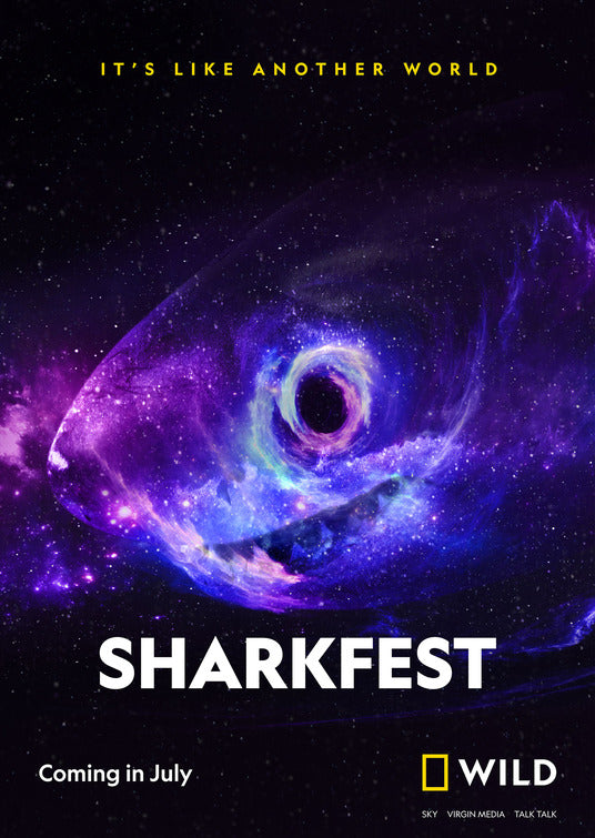 1000 piece jigsaw puzzle for tv poster: Sharkfest