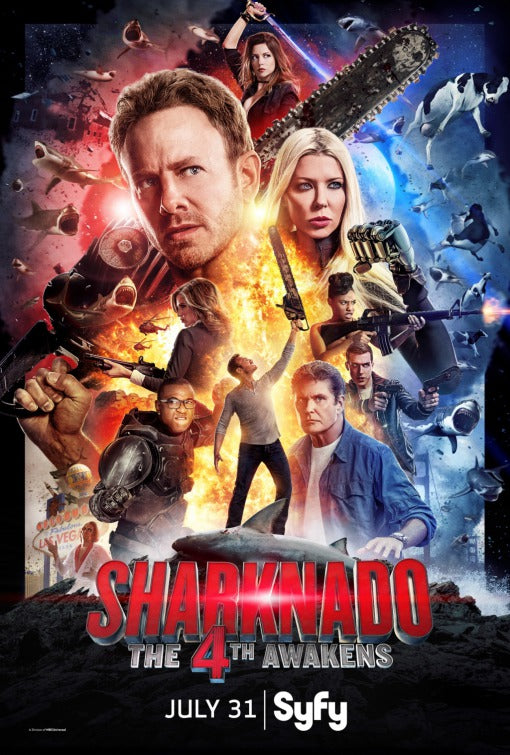 1000 piece jigsaw puzzle for tv poster: Sharknado 4: The 4th Awakens