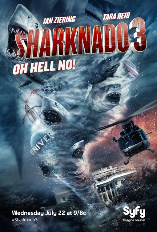 1000 piece jigsaw puzzle for tv poster: Sharknado 3: Oh Hell No!