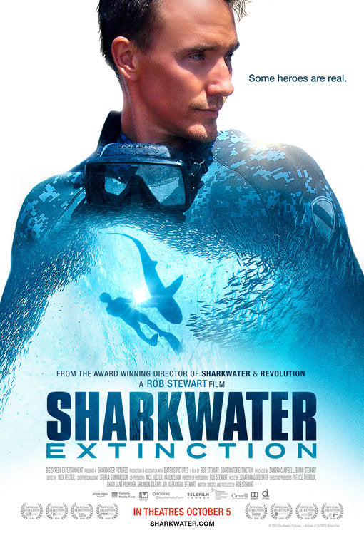 1000 piece jigsaw puzzle for the movie poster: Sharkwater Extinction (2018)