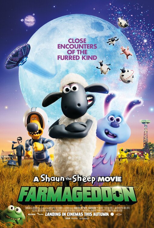1000 piece jigsaw puzzle for the movie poster: Shaun the Sheep Movie: Farmageddon (2019) ver3