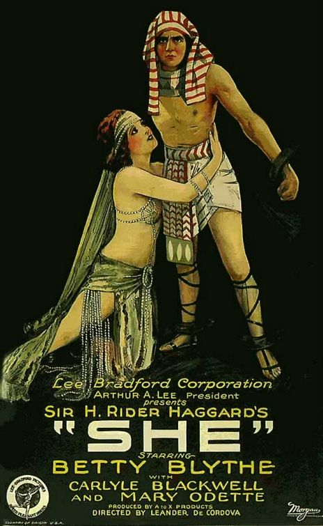 the movie poster: She (1925)