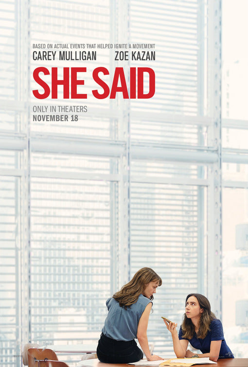 1000 piece jigsaw puzzle for the movie poster: She Said (2022) ver2