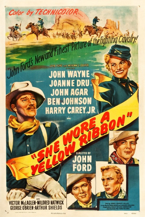 1000 piece jigsaw puzzle for the movie poster: She Wore a Yellow Ribbon (1949)