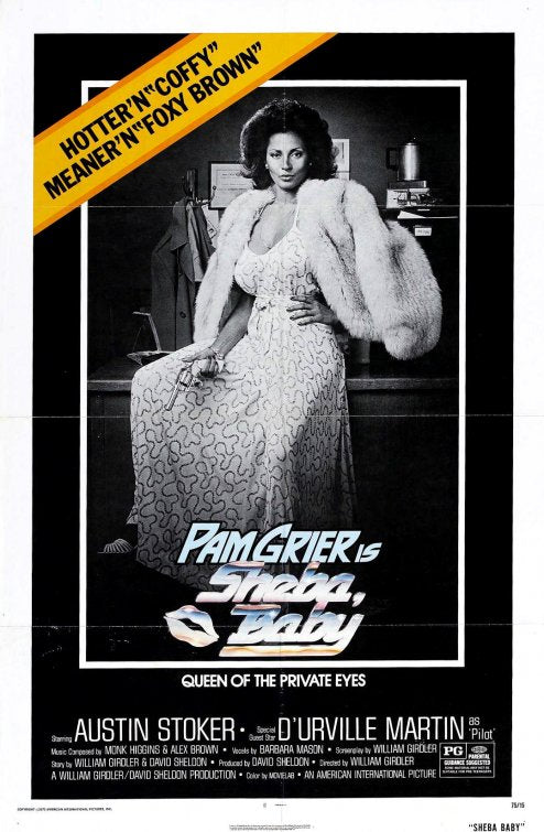 1000 piece jigsaw puzzle for the movie poster: Sheba, Baby (1975)