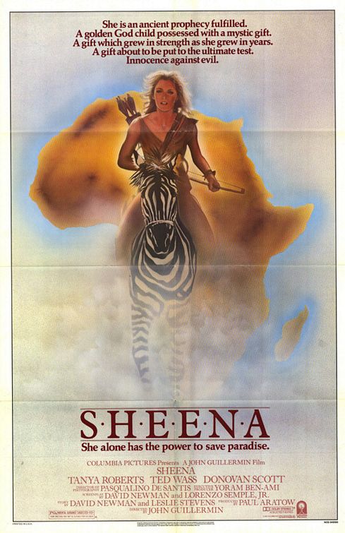 the movie poster: Sheena (1984) ver1