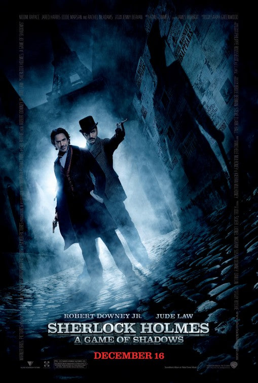 1000 piece jigsaw puzzle for the movie poster: Sherlock Holmes: A Game of Shadows (2011) ver12