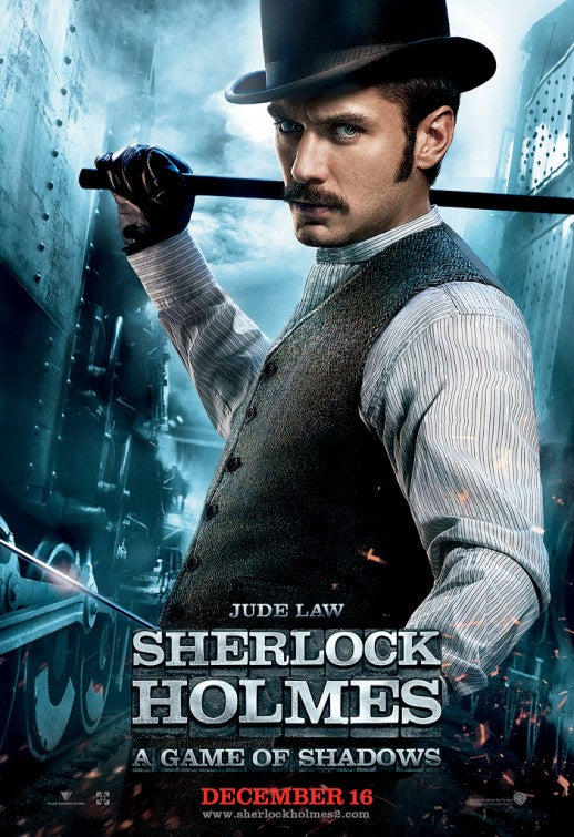 1000 piece jigsaw puzzle for the movie poster: Sherlock Holmes: A Game of Shadows (2011) ver6