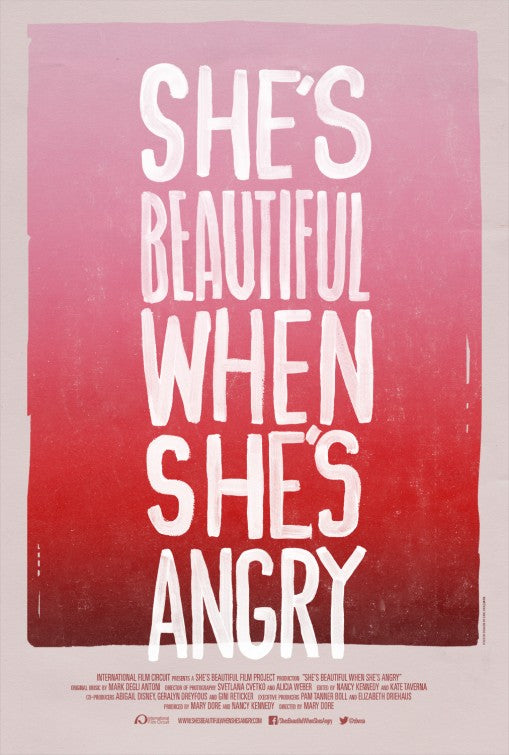 1000 piece jigsaw puzzle for the movie poster: She's Beautiful When She's Angry (2014)
