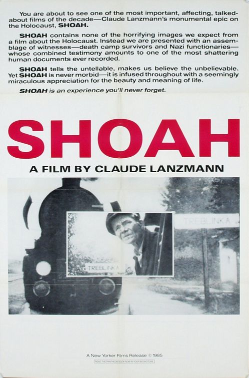 1000 piece jigsaw puzzle for the movie poster: Shoah (1985)
