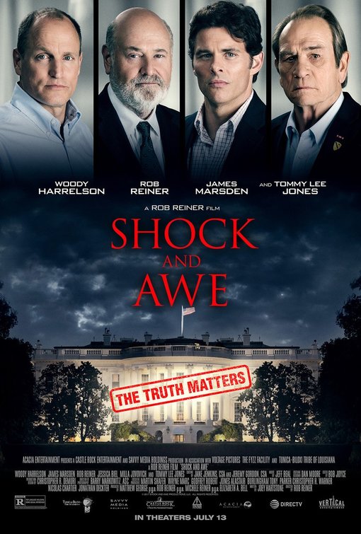 1000 piece jigsaw puzzle for the movie poster: Shock and Awe (2018)