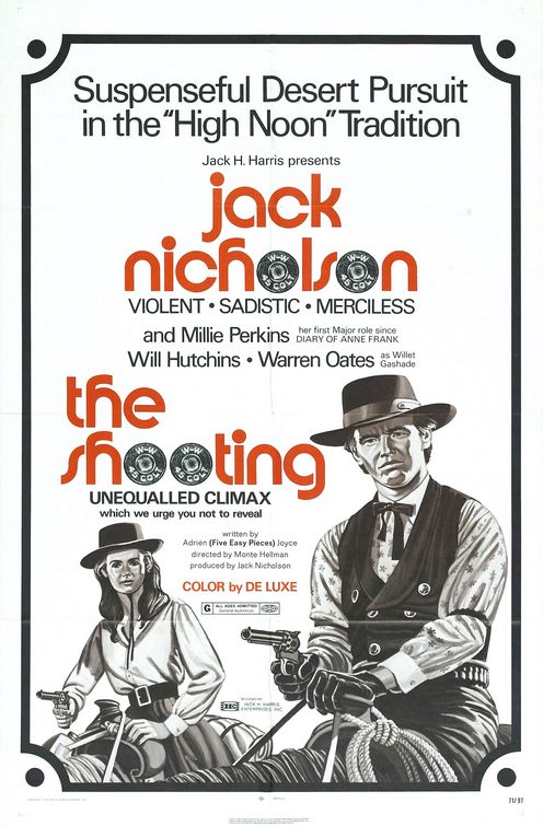 the movie poster: The Shooting (1967)