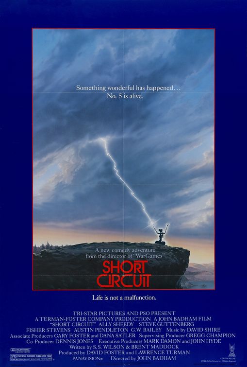 the movie poster: Short Circuit (1986)