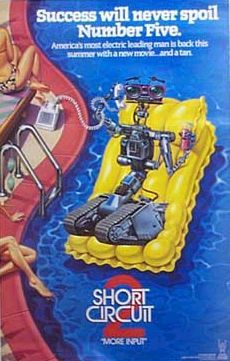 the movie poster: Short Circuit 2 (1988)