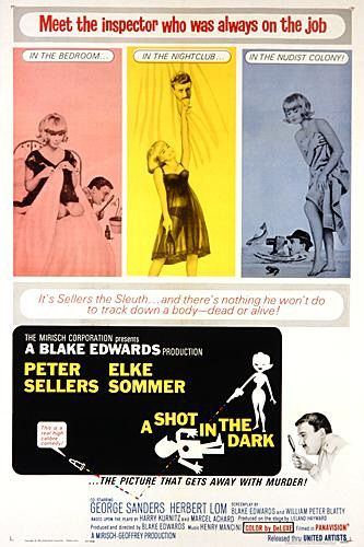 the movie poster: A Shot in the Dark (1964)