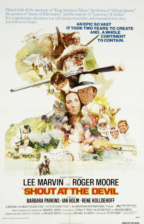 the movie poster: Shout at the Devil (1976)