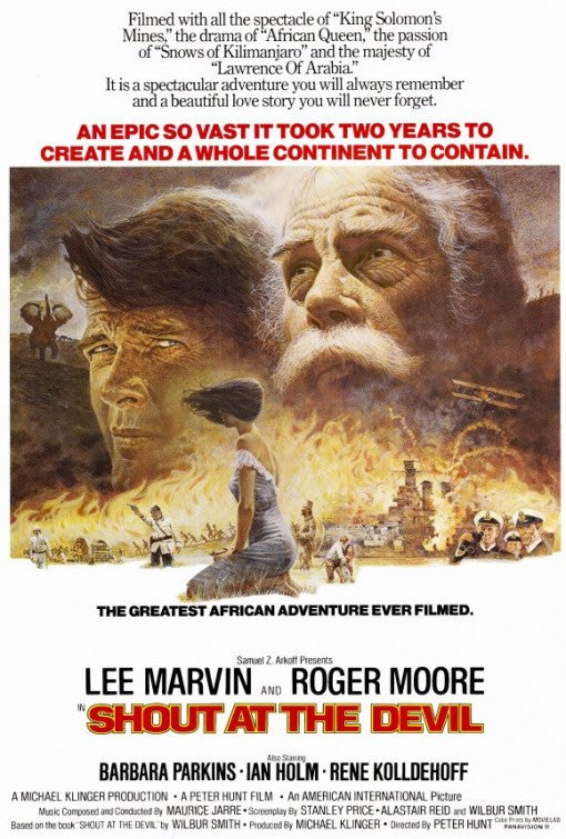 1000 piece jigsaw puzzle for the movie poster: Shout at the Devil (1976) ver2