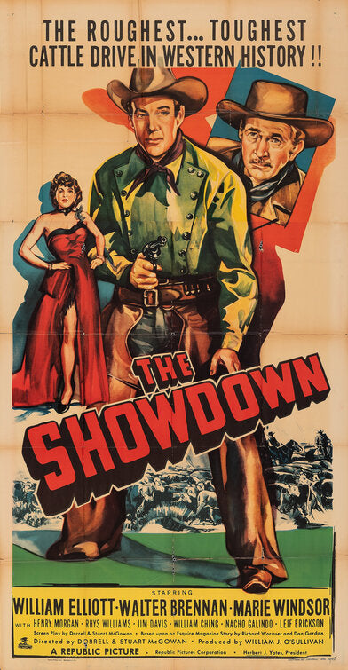 1000 piece jigsaw puzzle for the movie poster: The Showdown (1950) ver2