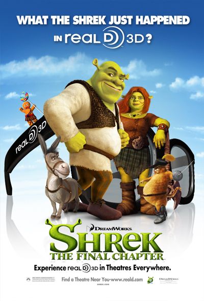 1000 piece jigsaw puzzle for the movie poster: Shrek Forever After (2010) ver12
