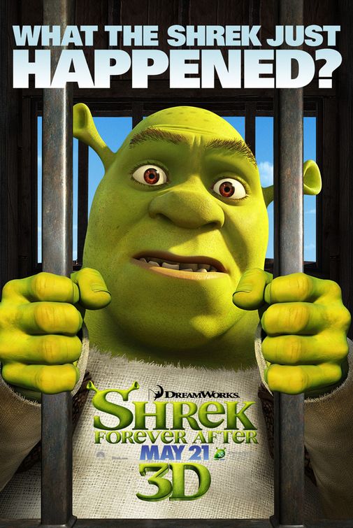 1000 piece jigsaw puzzle for the movie poster: Shrek Forever After (2010) ver2