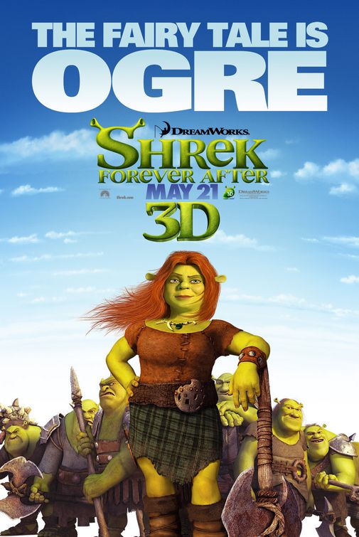 1000 piece jigsaw puzzle for the movie poster: Shrek Forever After (2010) ver5