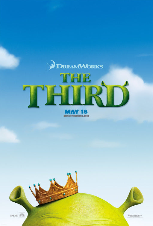 the movie poster: Shrek the Third (2007)