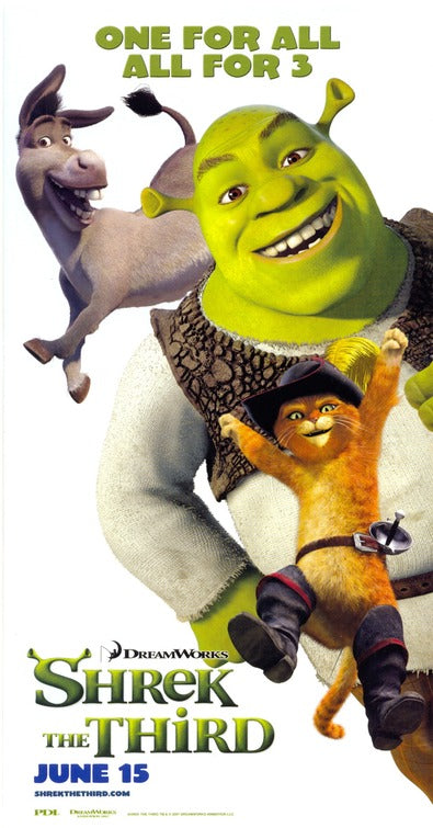 the movie poster: Shrek the Third (2007) ver4